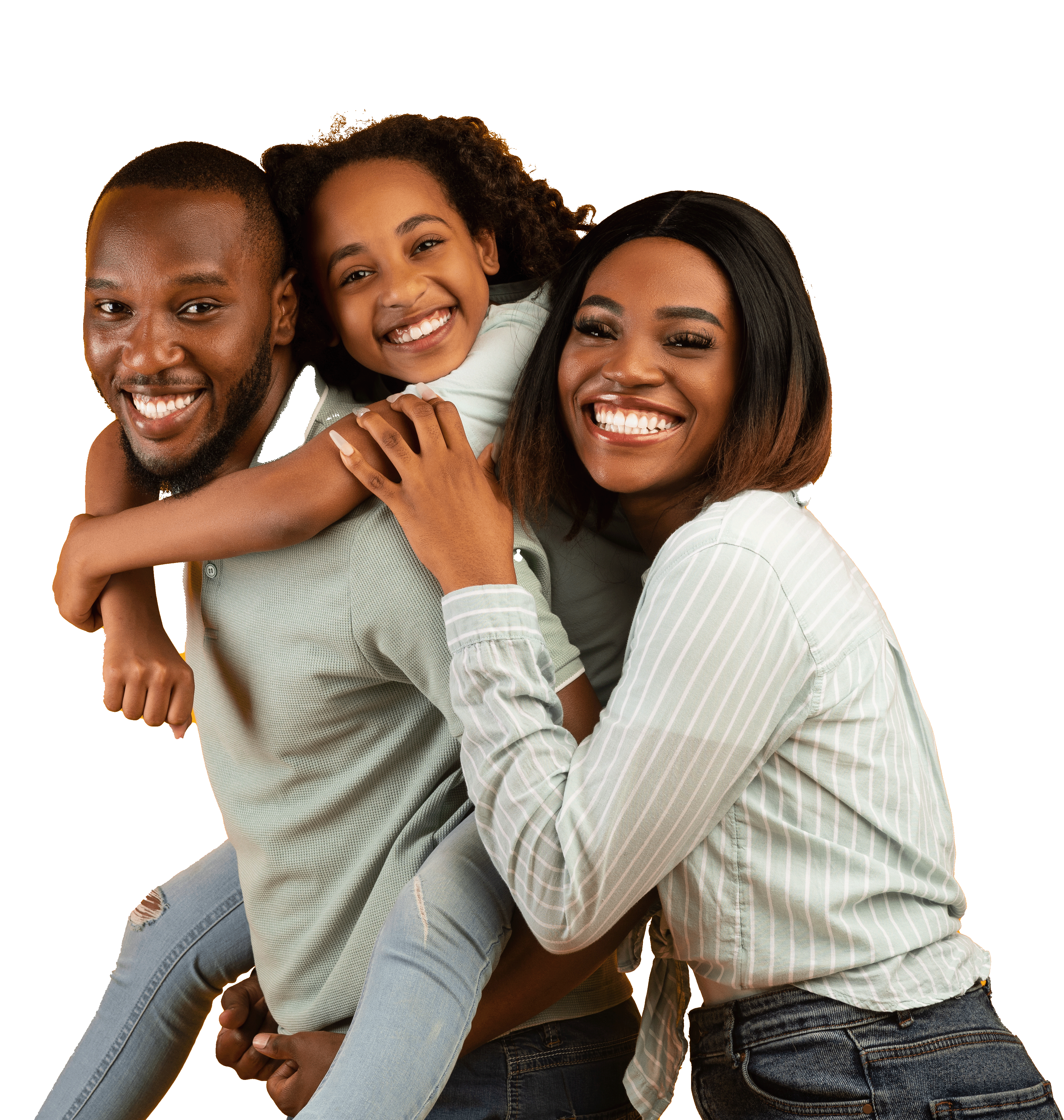 Family with adopted child