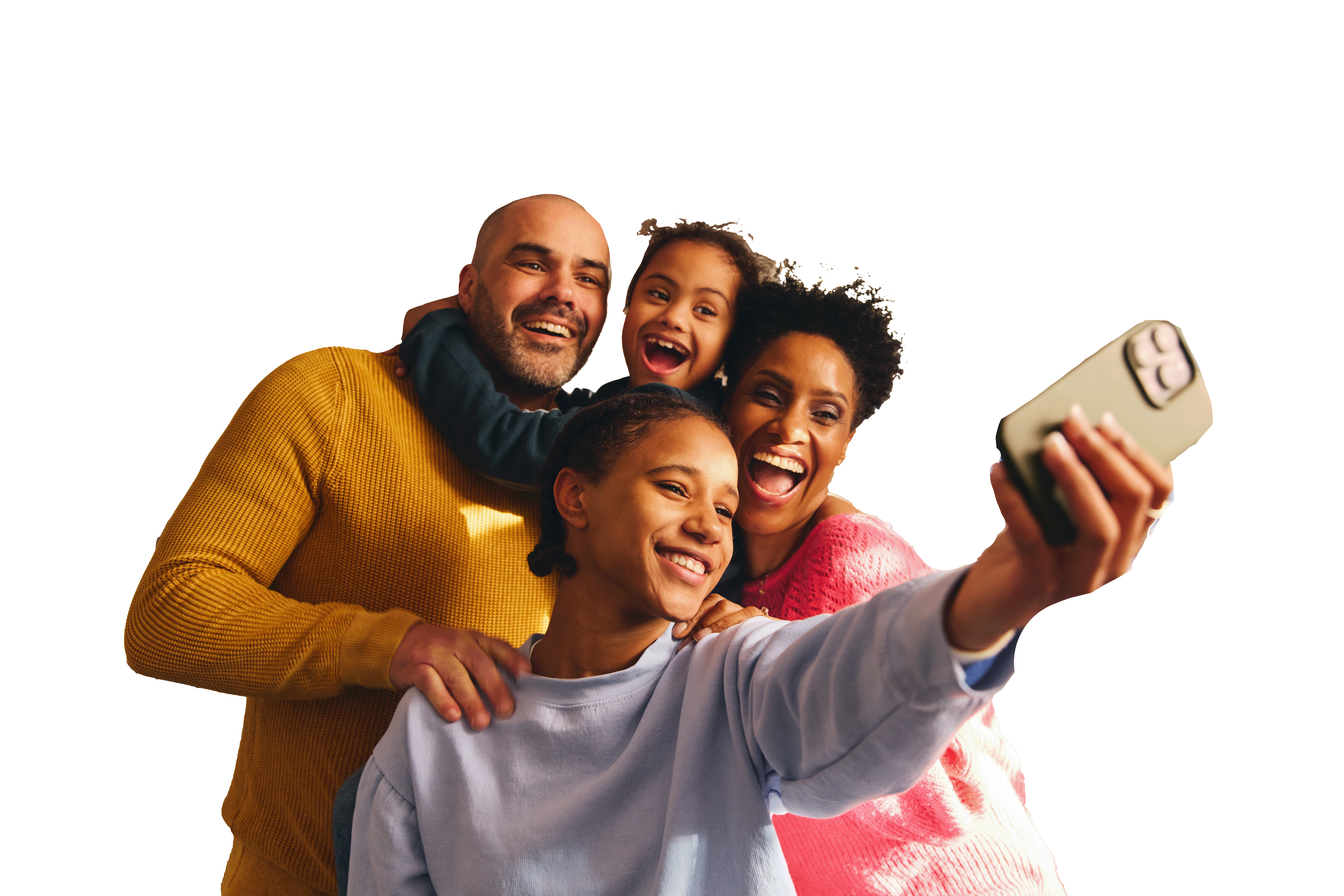 Diverse Family with child with additional needs