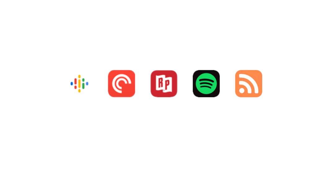 Podcast host logos
