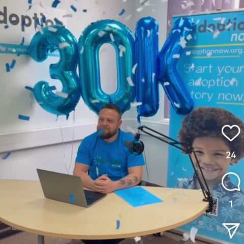 Adoption Now podcast host Ian