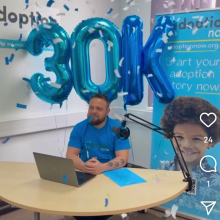 Adoption Now podcast host Ian